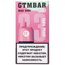 Вейп GTM Bar Migo 5000 Apple Peach Яблоко Персик Одноразовый GTMBar