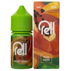 Жидкость Rell Green 28 мл Papaya Banana 0 мг/мл Без Никотина МАРКИРОВКА