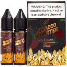 Жидкость Tobacco Monster SALT 30 мл (2x15мл) Rich 40 мг/мл