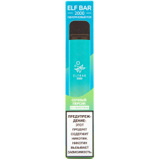 Вейп Elf Bar 2000 тяг Сочный Персик 20 мг 1200 mAh Одноразовый