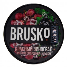Смесь Brusko 50 гр Medium Красный виноград и чёрная смородина со льдом (кальянная без табака)