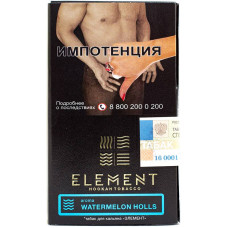 Табак Element 40 г Вода Арбузный холлс Watermelon Holls