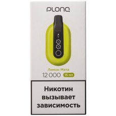 Вейп Plonq Ultra 12000 Лимон Мята