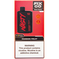 Вейп Nasty Fix Go 5000 тяг Passion Fruit 2% 650 mAh Одноразовый