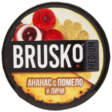 Смесь Brusko 50 гр Medium Ананас Помело Личи (кальянная без табака)