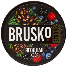 Смесь Brusko 50 гр Strong Ягодная Хвоя (кальянная без табака)