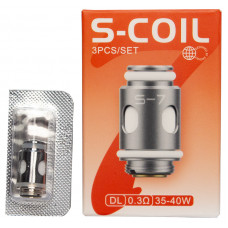 Smoant Coil S-7 DL 0.3 Ом 35-40W Испаритель 1шт (S7 для Smoant Santi = Knight 40 = Charon Baby Plus