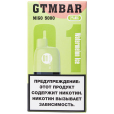 Вейп GTM Bar Migo 5000 Watermelon Ice Арбуз Лед Одноразовый GTMBar