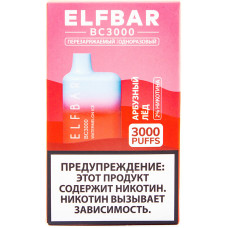 Вейп Elf Bar BC3000 Арбузный Лед 20 мг 650 mAh Одноразовый