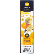 Вейп INHALE M 550 тяг Orange Vanilla Icecream 2% Salt Одноразовый 400 mAh