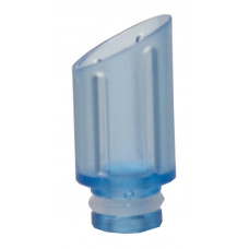 Дрип тип Дельярин Широкий Косой 10 мм Голубой (drip tip 510) J-06-A-4, PLA66