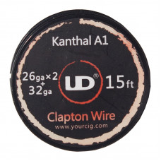 Спираль UD Кантал-A1 Clapton Wire Parallel Core 0.4+0.2мм (26GAx2x32GA) 4.6м